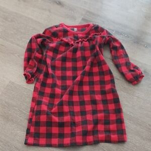 Carter's Red and Black Checkered Kids Dress